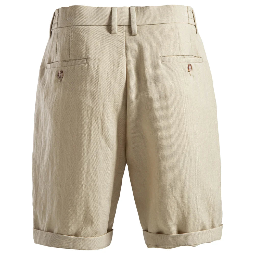The Belmont Shorts — Relaxed Linen Tailoring