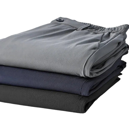 The Mayfair Silk Trousers — Lightweight Executive Fit