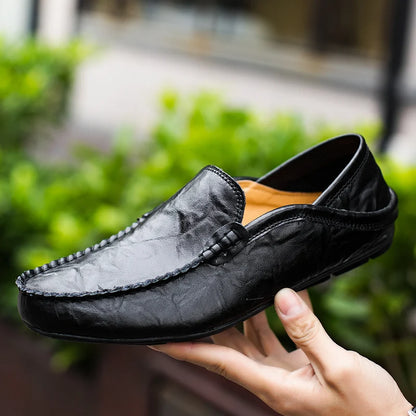 The Kensington Loafers — Timeless Leather Elegance