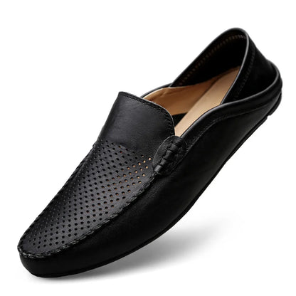 The Kensington Loafers — Timeless Leather Elegance
