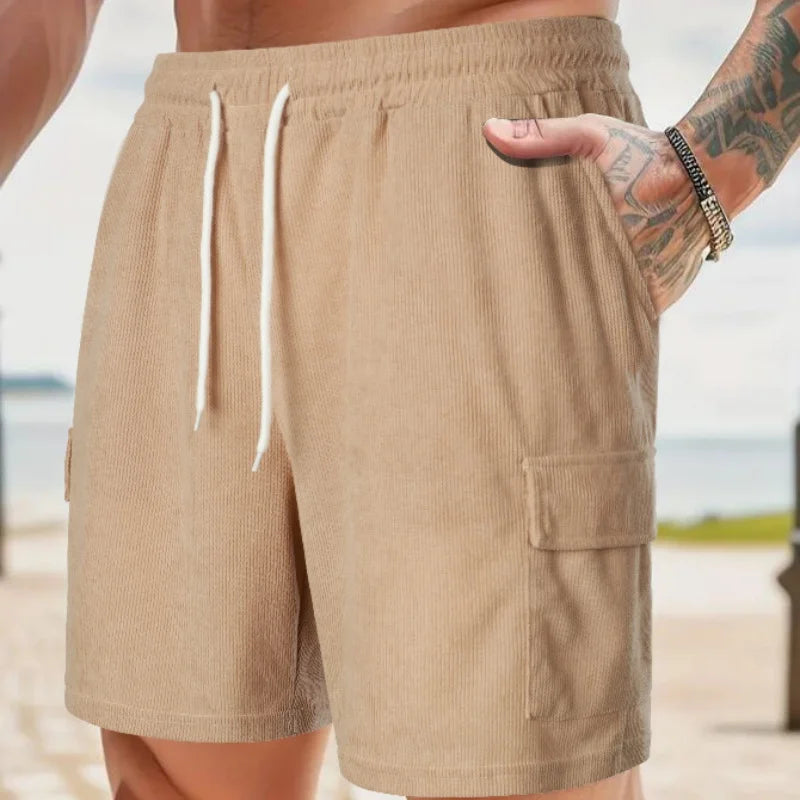 The Camden Cargo Shorts — Relaxed Corduroy Comfort