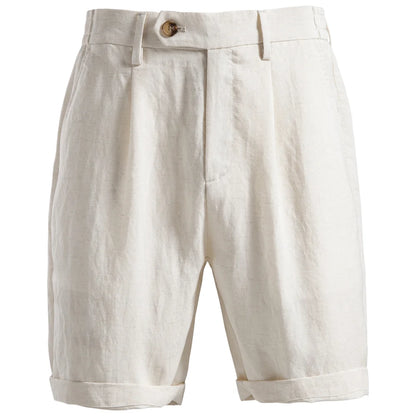 The Belmont Shorts — Relaxed Linen Tailoring
