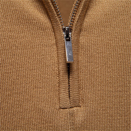 The Kensington Zip Polo — Refined Slim Fit