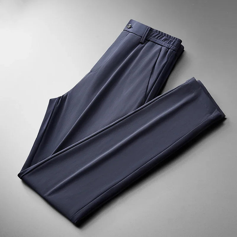 The Mayfair Silk Trousers — Lightweight Executive Fit