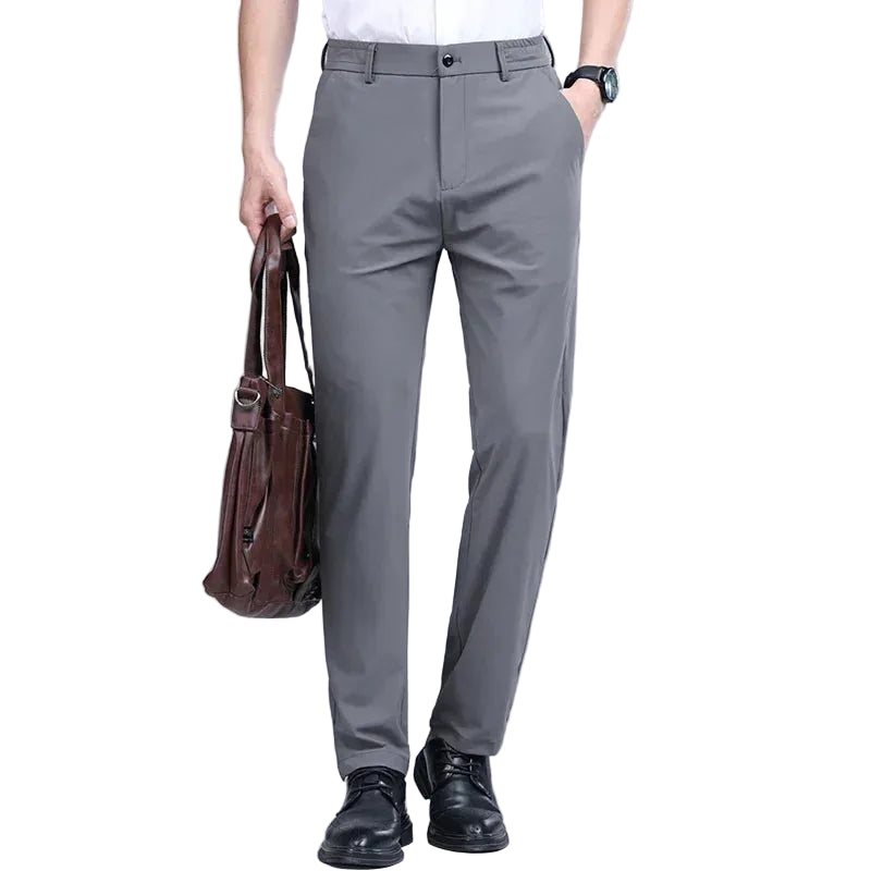 The Mayfair Silk Trousers — Lightweight Executive Fit
