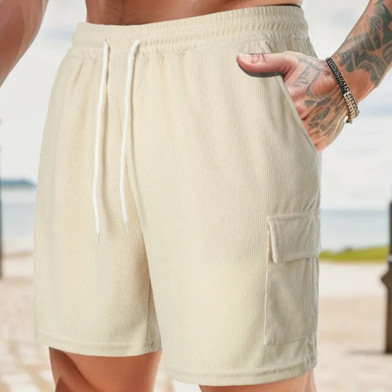 The Camden Cargo Shorts — Relaxed Corduroy Comfort