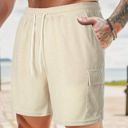 The Camden Cargo Shorts — Relaxed Corduroy Comfort