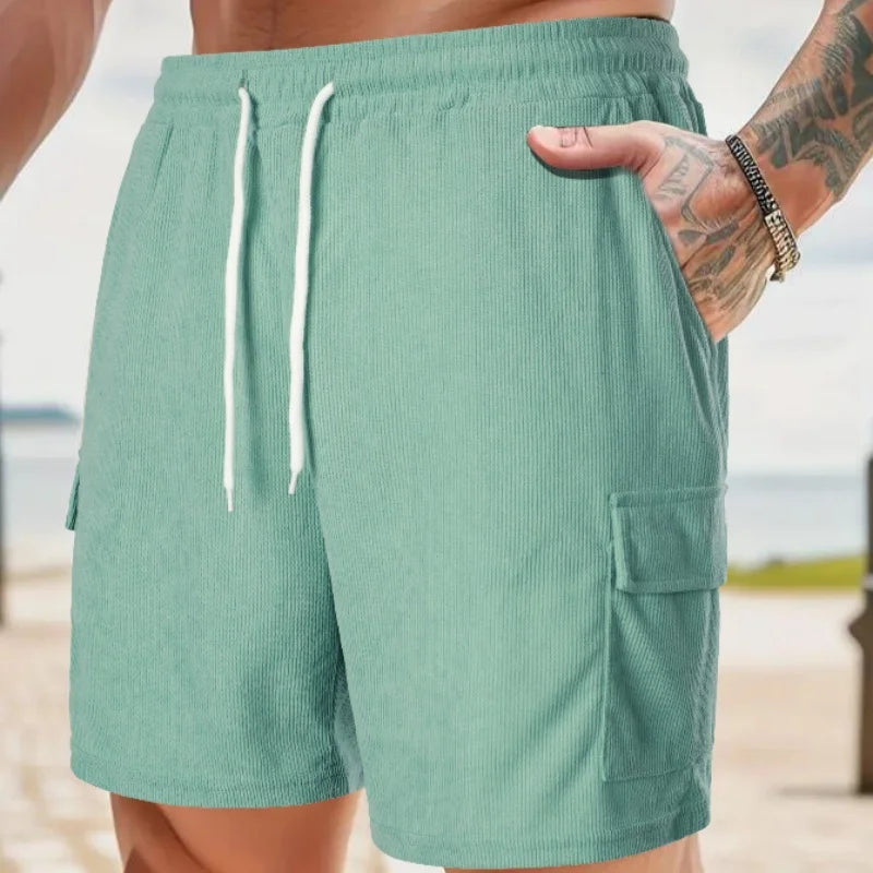 The Camden Cargo Shorts — Relaxed Corduroy Comfort