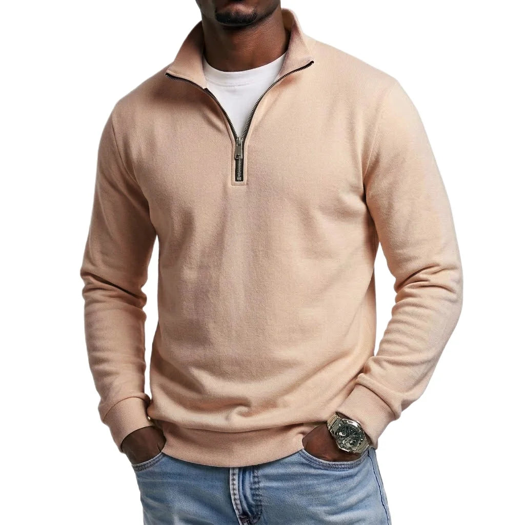 The Belmont Half Zip — Refined Everyday Comfort