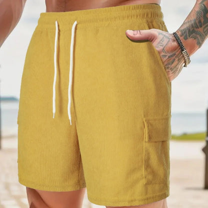 The Camden Cargo Shorts — Relaxed Corduroy Comfort