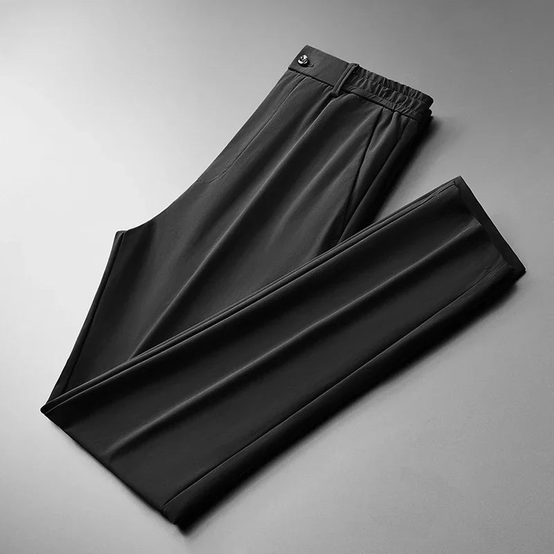 The Mayfair Silk Trousers — Lightweight Executive Fit