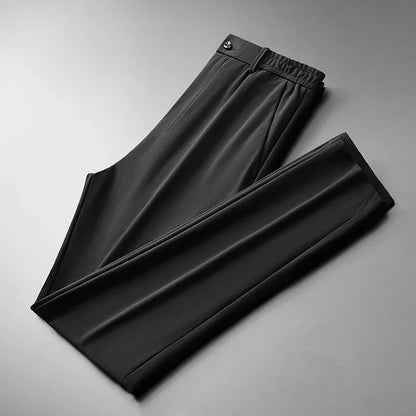 The Mayfair Silk Trousers — Lightweight Executive Fit