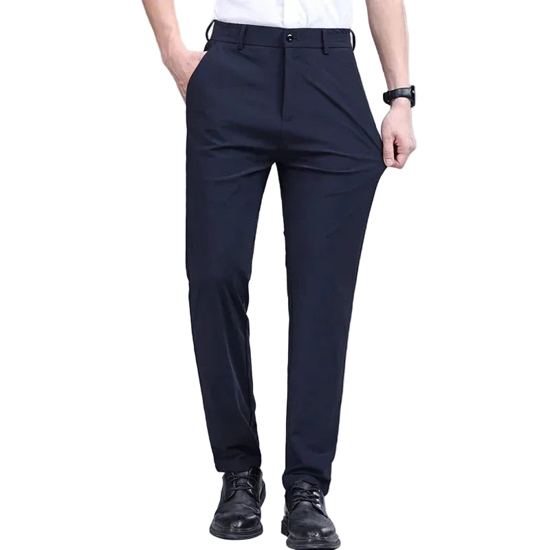 The Mayfair Silk Trousers — Lightweight Executive Fit
