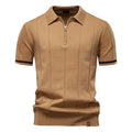 The Kensington Zip Polo — Refined Slim Fit