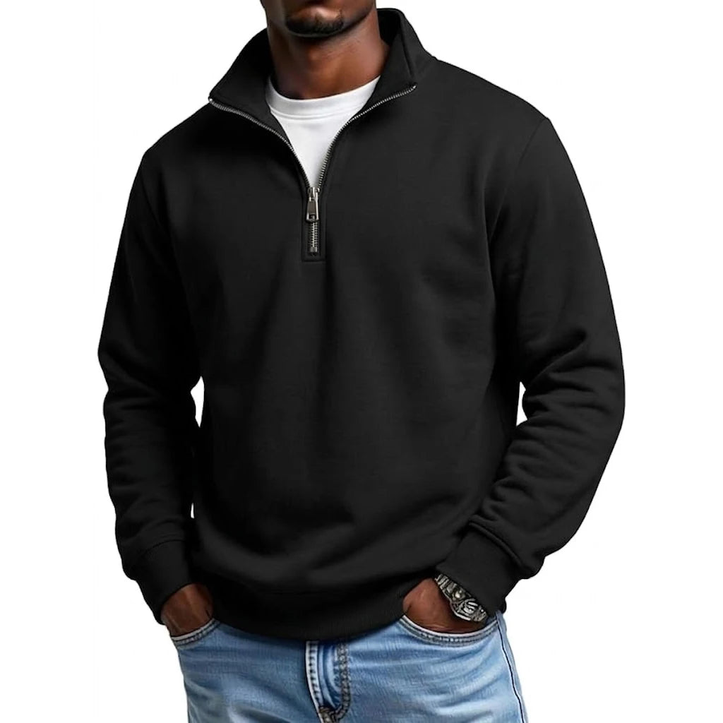 The Belmont Half Zip — Refined Everyday Comfort