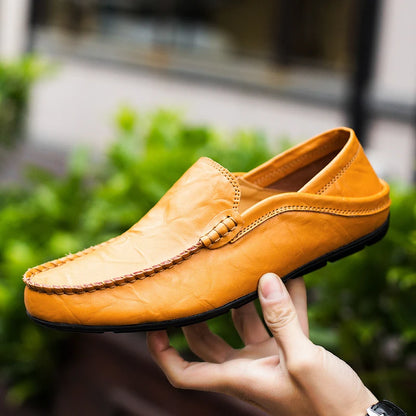 The Kensington Loafers — Timeless Leather Elegance