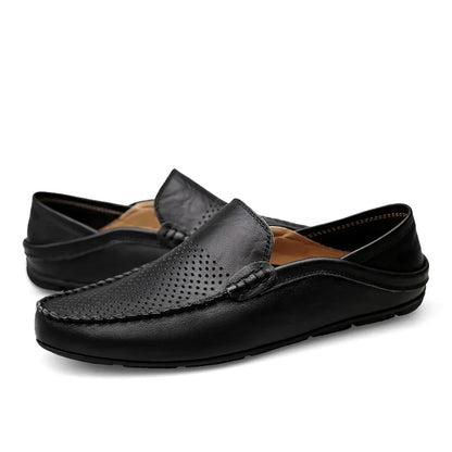 The Kensington Loafers — Timeless Leather Elegance