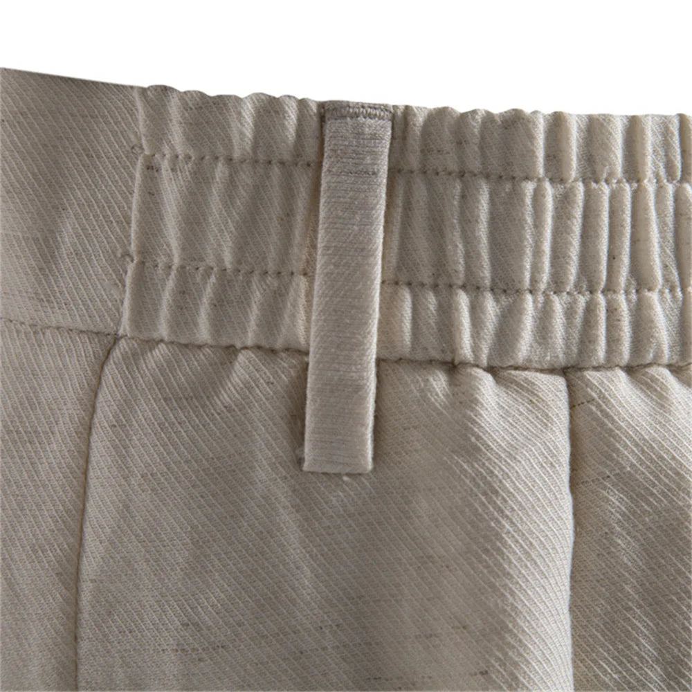 The Belmont Shorts — Relaxed Linen Tailoring