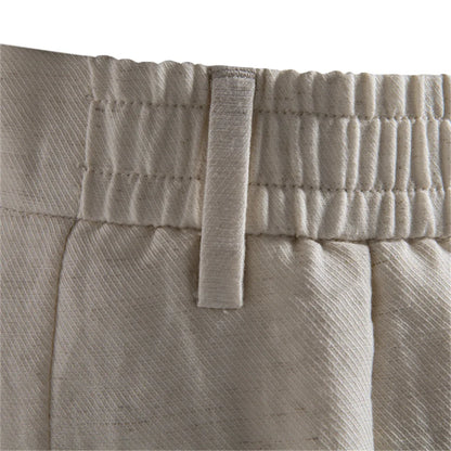 The Belmont Shorts — Relaxed Linen Tailoring